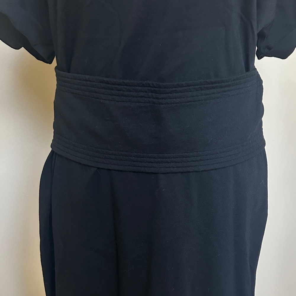 Rebecca Minkoff Black Casual TShirt Mini Dress With Bow - Picture 3 of 6